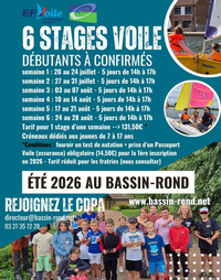 Stages voile au Bassin-Rond de Bouchain