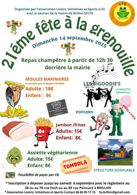 Fête de la Grenouille – Brillon