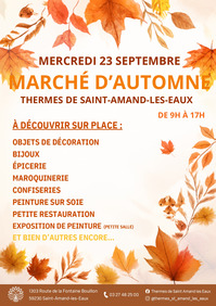 Marché d’automne aux Thermes