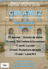 Ateliers créatifs au Musée de Denain