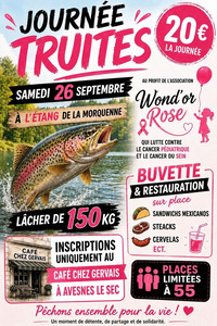 Journée Truites à l’étang de la Morquenne
