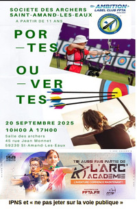 Portes ouvertes – Société des Archers de Saint-Amand-les-Eaux