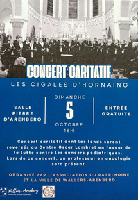 Concert caritatif avec les Cigales d'Hornaing