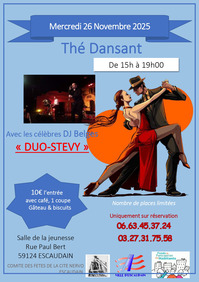 Thé Dansant – Comité des Fêtes de la Cité Nervo