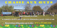 Chasse aux oeufs en train touristique