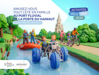 Activités nautiques au Port fluvial de La Porte du Hainaut
