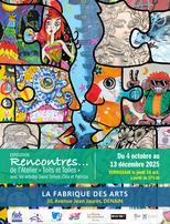 Exposition "Rencontres…" – Atelier Toits et Toiles