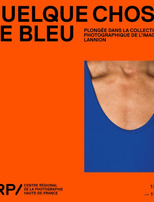 Exposition "Quelque chose de bleu" au CRP/