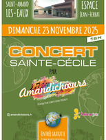 Concert Sainte-Cécile de la chorale Amandichoeurs