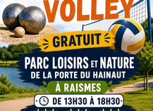 Tournois de Pétanque et Volley-Ball au Parc Loisirs et Nature - Raismes
