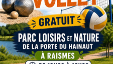 Tournois de Pétanque et Volley-Ball au Parc Loisirs et Nature