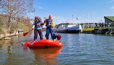 Activités nautiques au Port fluvial de La Porte du Hainaut